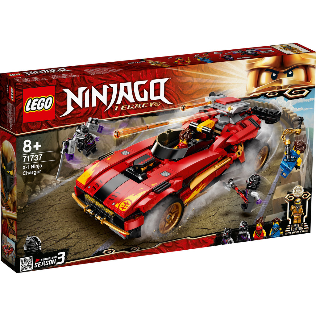 LEGO® NINJAGO® X-1 Ninja Charger - Xe Chiến Đấu Ninja 2 Trong 1 - LEGO 71737 - Hình ảnh sản phẩm