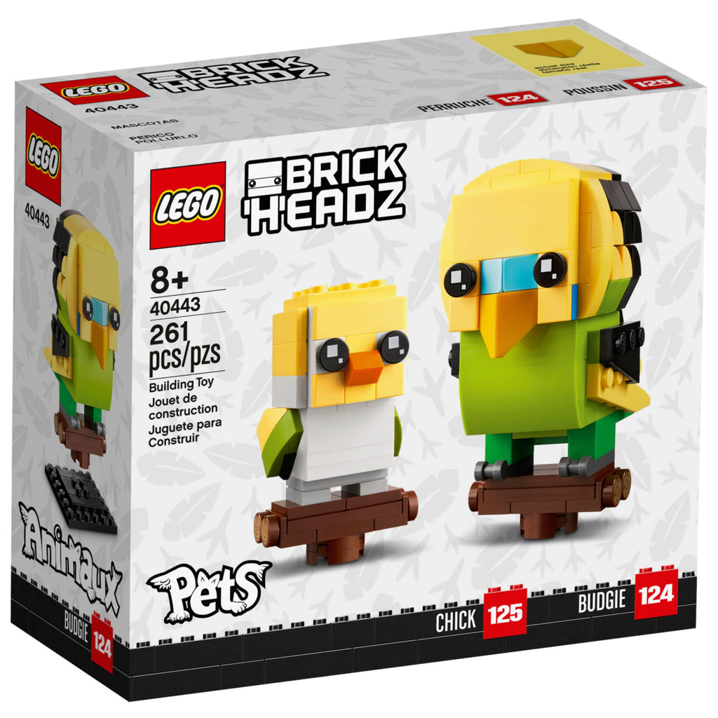 LEGO® BrickHeadz™ Budgie - Đồ Chơi Lắp Ráp Vẹt Budgie - LEGO 40443 - Hình ảnh sản phẩm