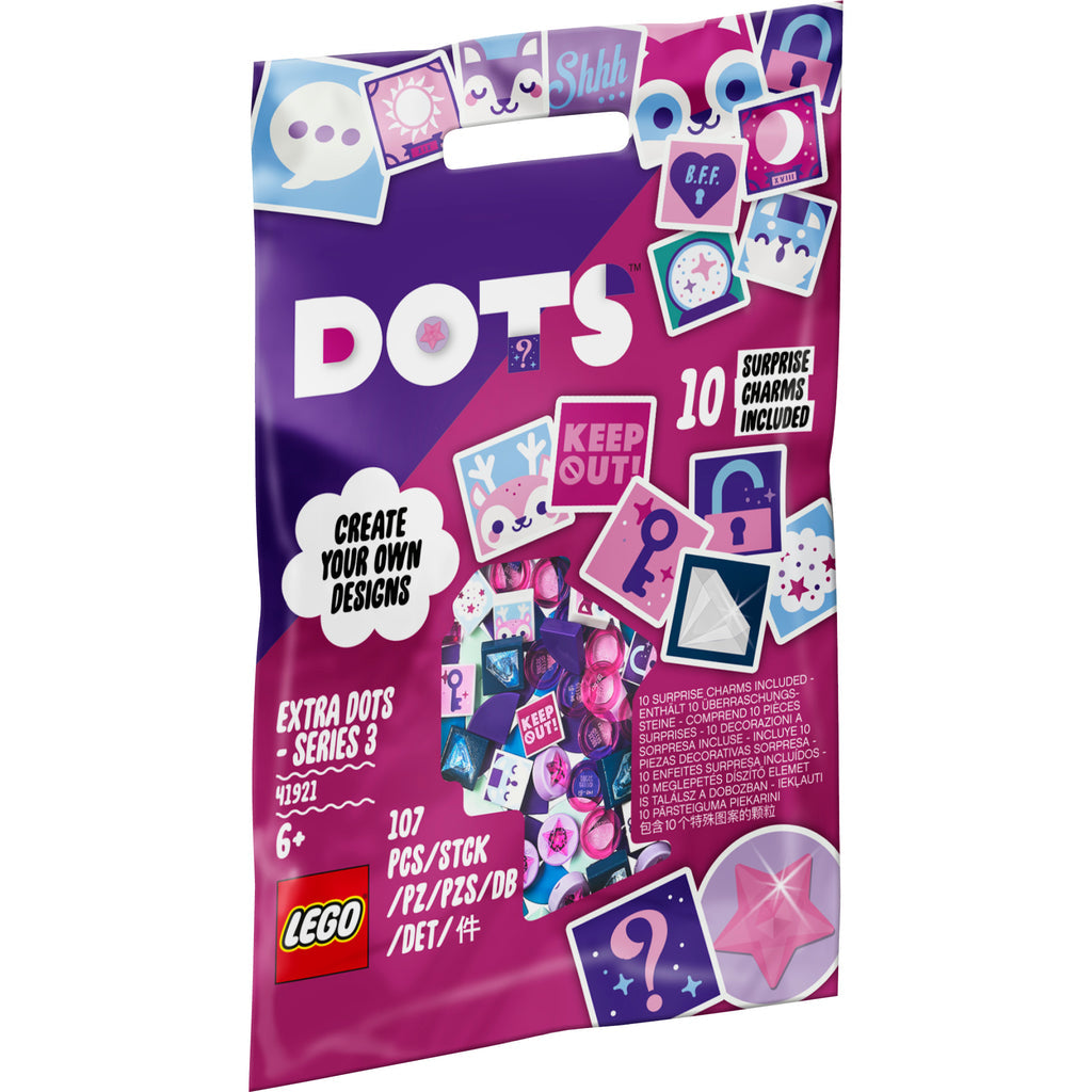 LEGO® DOTS™ Extra Dots - Series 3 Túi Gạch Trang Trí Sáng Tạo LEGO 41921 - Hình ảnh sản phẩm