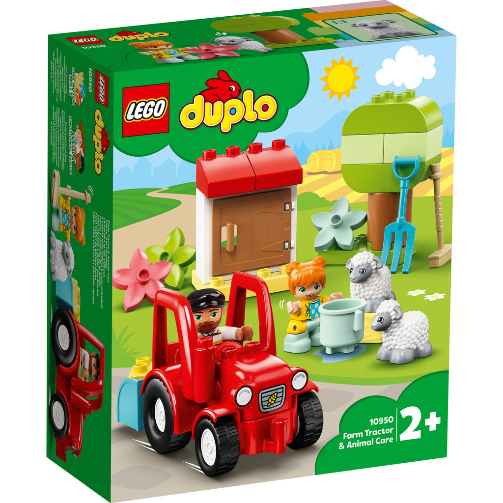 LEGO® DUPLO™ Farm Tractor & Animal Care - Xe Kéo Nông Trại & Chăm Sóc Thú Nuôi - LEGO 10950 - Hình ảnh sản phẩm