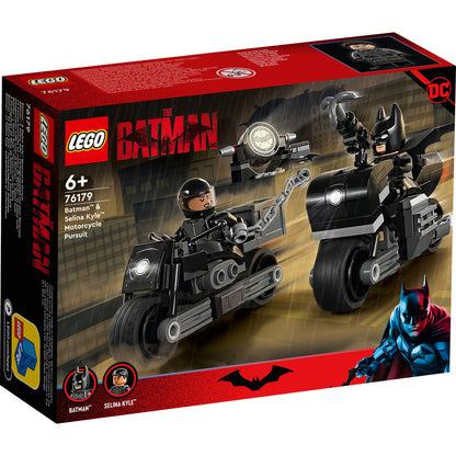 LEGO® DC Batman™ & Selina Kyle™ Motorcycle Pursuit - Đồ Chơi Lắp Ráp Mô Tô Siêu Anh Hùng - LEGO 76179 - Hình ảnh sản phẩm