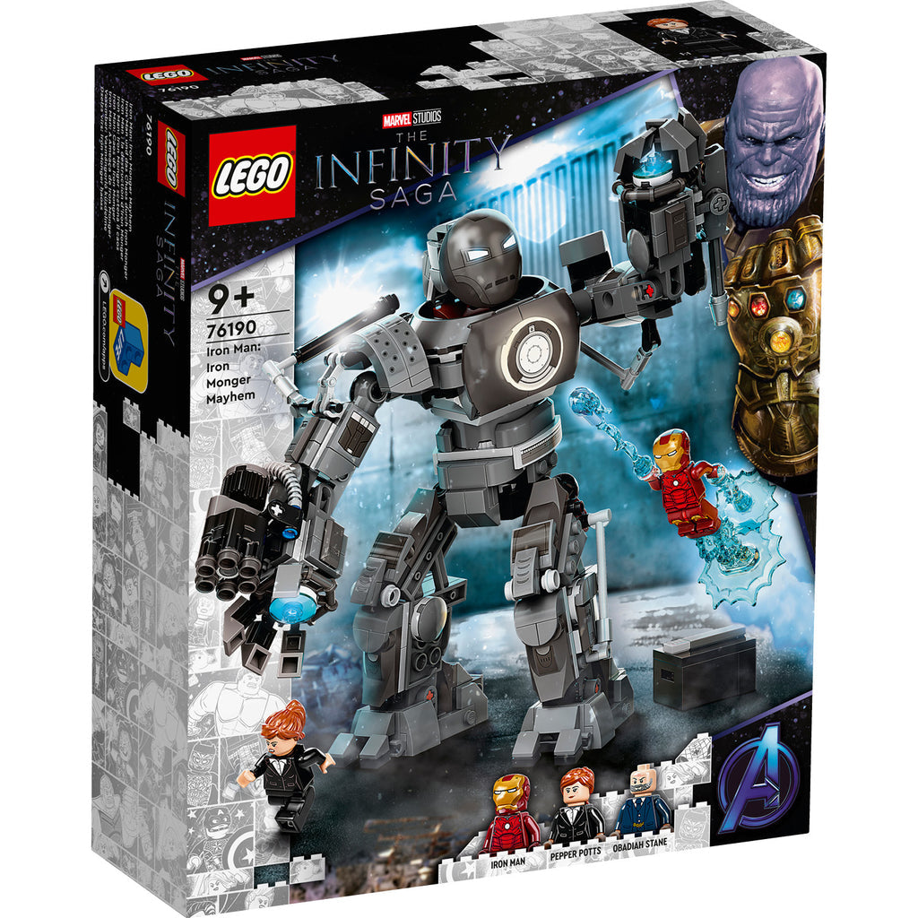 LEGO® Marvel Iron Man: Iron Monger Mayhem - Bộ Lắp Ráp Robot Iron Monger - LEGO 76190 - Hình ảnh chi tiết 2
