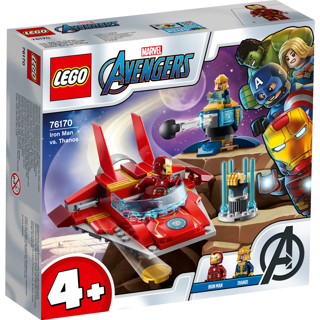 LEGO® Marvel Iron Man vs. Thanos - Đồ Chơi Lắp Ráp Siêu Anh Hùng 103 Chi Tiết - LEGO 76170 - Hình ảnh sản phẩm