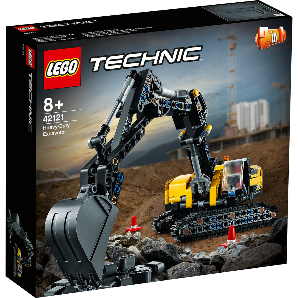 LEGO® Technic™ Heavy-Duty Excavator - Mô hình Xe Máy Xúc Hạng Nặng 2-trong-1 - LEGO 42121 - Hình ảnh sản phẩm