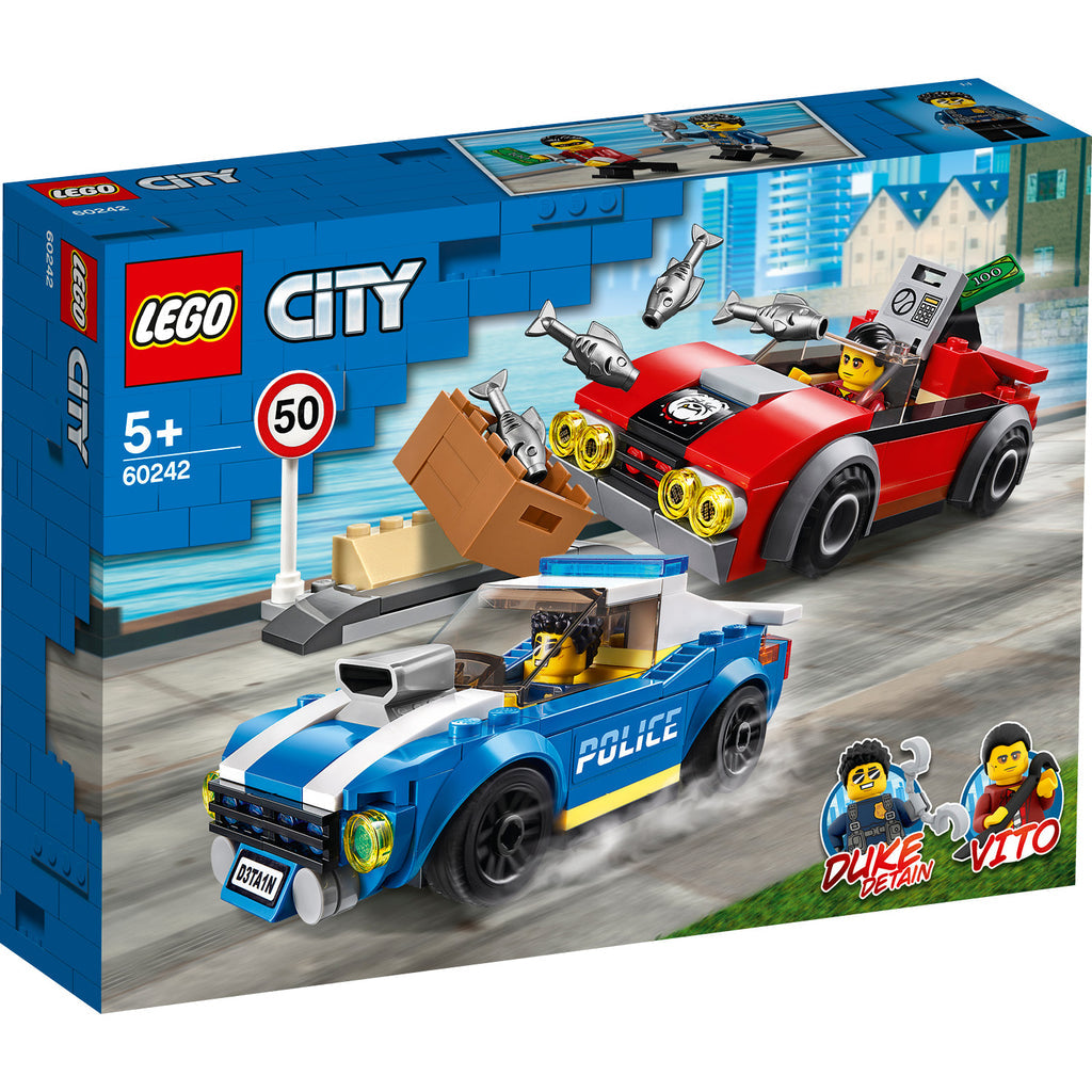 LEGO® City Police Highway Arrest - Bộ Đồ Chơi Cảnh Sát Rượt Đuổi - LEGO 60242 - Hình ảnh sản phẩm