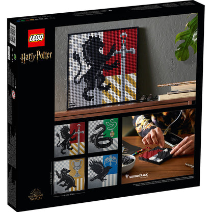 LEGO® Art Harry Potter™ Hogwarts™ Crests (31201) - Tranh Lắp Ráp Nghệ Thuật - LEGO - Hình ảnh sản phẩm