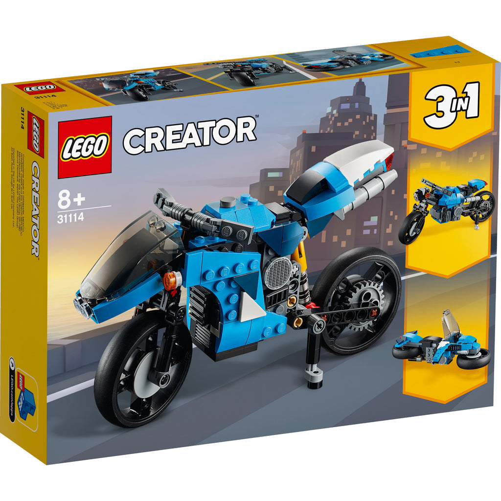 LEGO® Creator 3-in-1 Superbike Đồ Chơi Lắp Ráp Xe Mô Tô LEGO 31114 - Hình ảnh sản phẩm