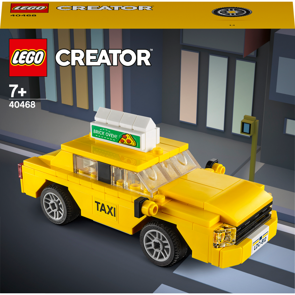 LEGO® Creator Yellow Taxi - Đồ Chơi Lắp Ráp Xe Taxi Vàng 40468 - Hình ảnh sản phẩm