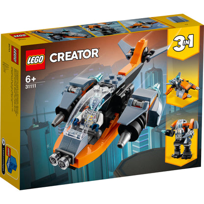 LEGO® Creator 3-in-1 Cyber Drone Đồ chơi lắp ráp Không gian 3 trong 1 (31111) - Hình ảnh sản phẩm