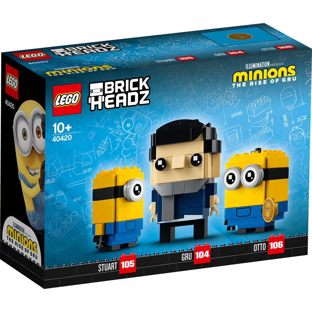 LEGO® BrickHeadz™ Gru, Stuart and Otto (40420) - Đồ Chơi Lắp Ráp Minions - LEGO - Hình ảnh sản phẩm