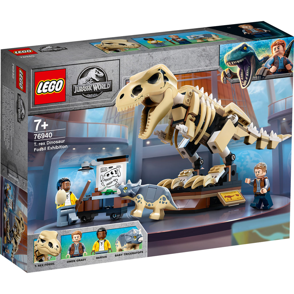 LEGO® Jurassic World T. rex Dinosaur Fossil Exhibition - Triển Lãm Hóa Thạch Khủng Long T. Rex - LEGO 76940 - Hình ảnh sản phẩm