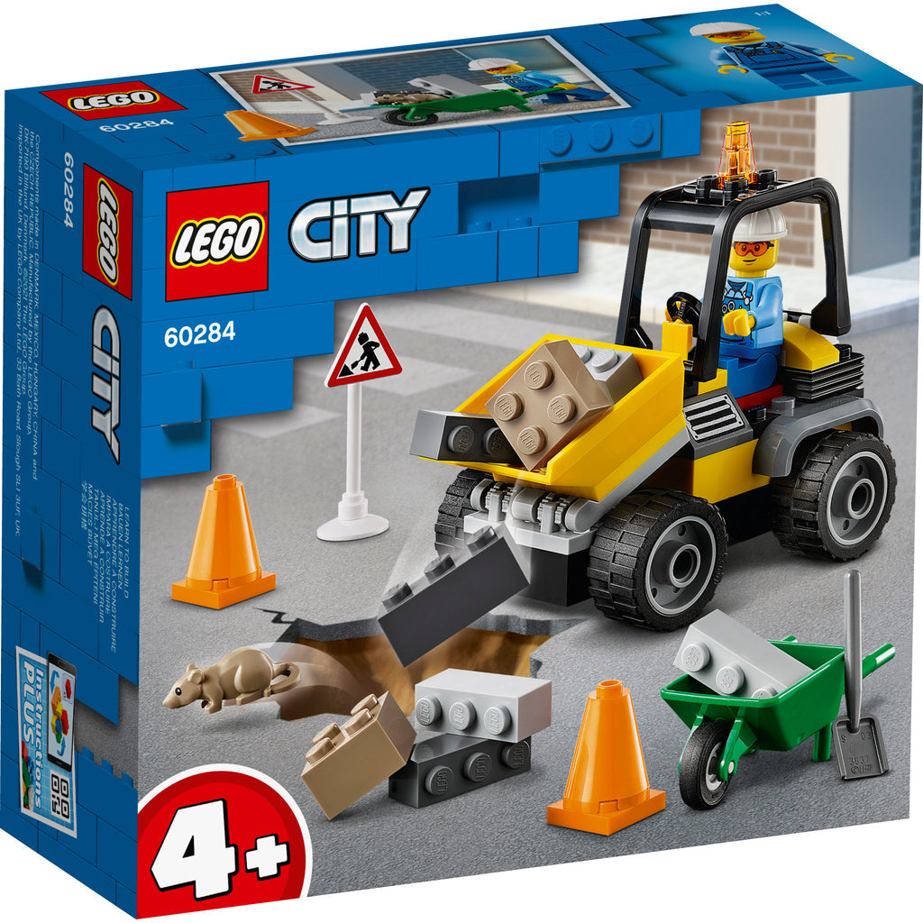 LEGO® City Roadwork Truck Xe Công Trình Đồ Chơi Lắp Ráp LEGO 60284 - Hình ảnh sản phẩm