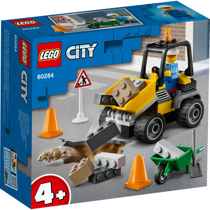 LEGO® City Roadwork Truck Xe Công Trình Đồ Chơi Lắp Ráp LEGO 60284 - Hình ảnh sản phẩm