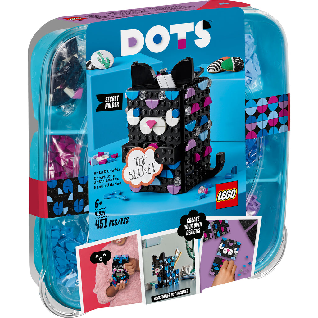LEGO® DOTS™ Secret Holder - Hộp Bí Mật Thủ Công Sáng Tạo - LEGO 41924 - Hình ảnh sản phẩm