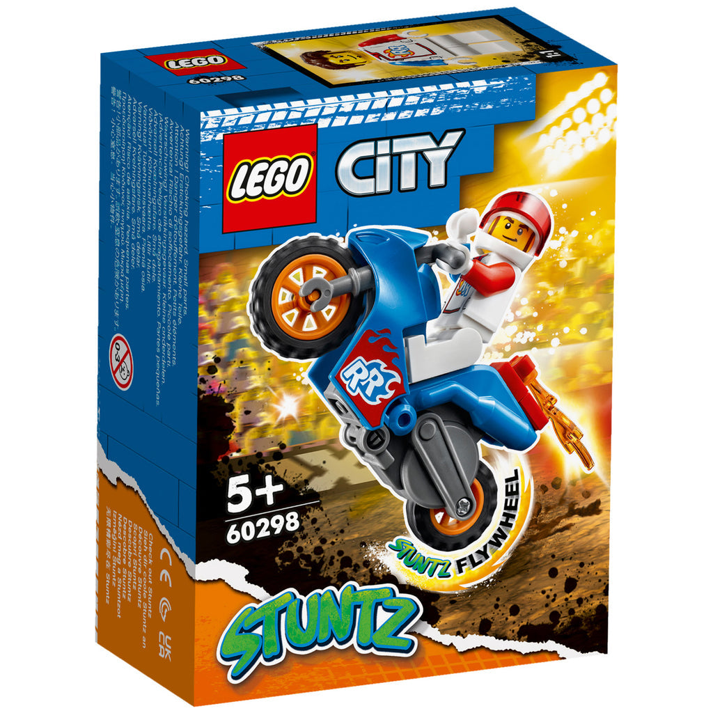 LEGO® City Rocket Stunt Bike - Đồ chơi lắp ráp Mô tô Nhào lộn Stuntz 60298 - Hình ảnh sản phẩm