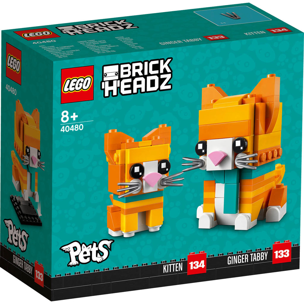 LEGO® BrickHeadz™ Ginger Tabby - Đồ Chơi Lắp Ráp Mèo Mướp Vàng - LEGO 40480 - Hình ảnh sản phẩm