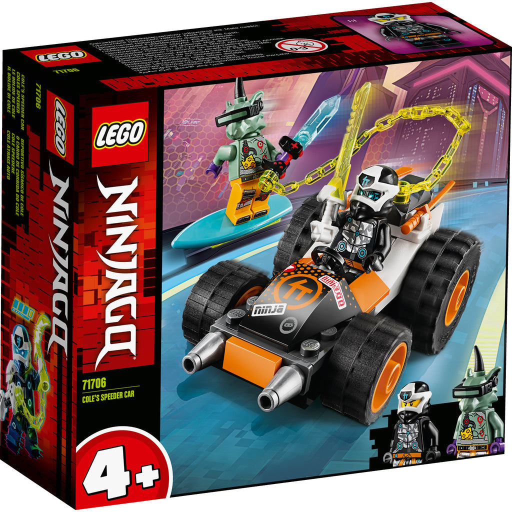 LEGO® NINJAGO® Coles Speeder Car - Xe Đua Của Cole - Đồ Chơi Lắp Ráp LEGO 71706 - Hình ảnh sản phẩm