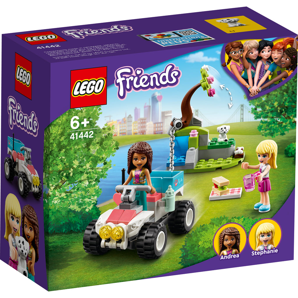 LEGO® Friends™ Vet Clinic Rescue Buggy - Xe Cứu Hộ Thú Y - LEGO 41442 - Hình ảnh sản phẩm