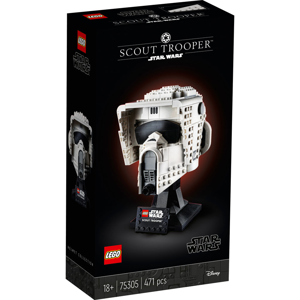 LEGO® Star Wars Scout Trooper™ Helmet - Mô Hình Lắp Ráp Mũ Bảo Hiểm Lính Trinh Sát - LEGO 75305 - Hình ảnh sản phẩm