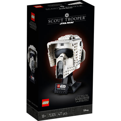 LEGO® Star Wars Scout Trooper™ Helmet - Mô Hình Lắp Ráp Mũ Bảo Hiểm Lính Trinh Sát - LEGO 75305 - Hình ảnh sản phẩm