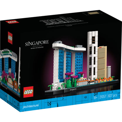 LEGO® Architecture Singapore - Bộ Lắp Ráp Mô Hình Thành Phố Skyline 21057 - LEGO - Hình ảnh sản phẩm
