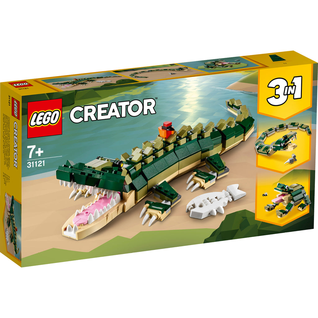 LEGO® Creator 3-in-1 Crocodile - Đồ Chơi Lắp Ráp Cá Sấu 3 Trong 1 - LEGO 31121 - Hình ảnh sản phẩm