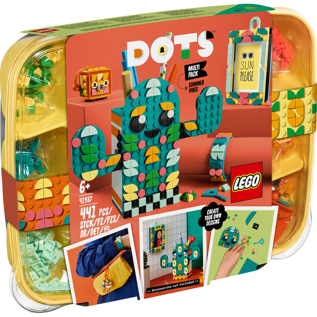 LEGO® DOTS™ Multi Pack - Summer Vibes - Bộ Phụ Kiện Thủ Công DIY Mùa Hè - LEGO 41937 - Hình ảnh sản phẩm