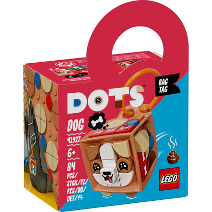 LEGO® DOTS™ Bag Tag Dog - Móc Treo Túi Hình Chú Chó - LEGO 41927 - Hình ảnh sản phẩm
