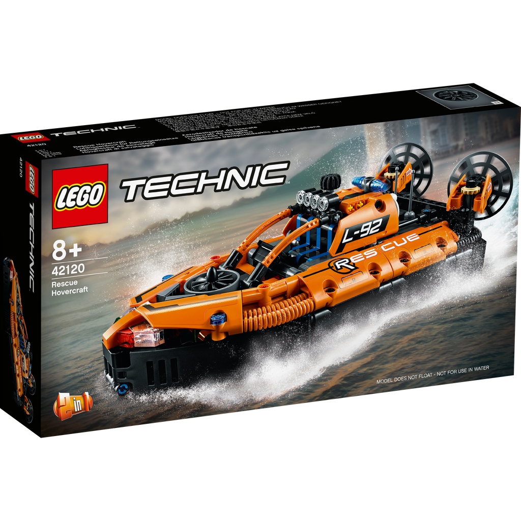 LEGO® Technic™ Rescue Hovercraft - Tàu Đệm Khí Cứu Hộ 2-Trong-1 - LEGO 42120 - Hình ảnh sản phẩm