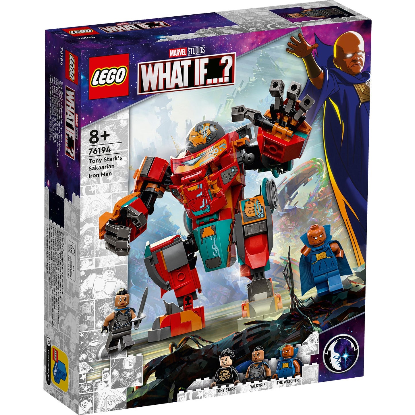 LEGO® Marvel Tony Stark’s Sakaarian Iron Man Bộ Lắp Ráp Robot 2-trong-1 LEGO 76194 - Hình ảnh sản phẩm