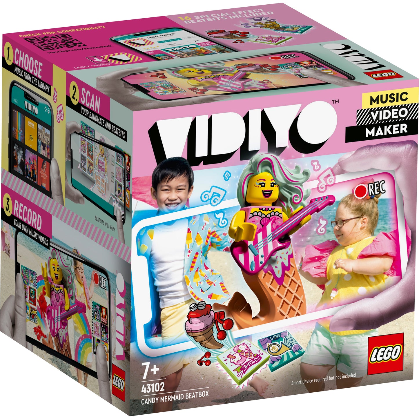 LEGO® VIDIYO™ Candy Mermaid BeatBox - Đồ Chơi Lắp Ráp Video Âm Nhạc LEGO 43102 - Hình ảnh chi tiết 2