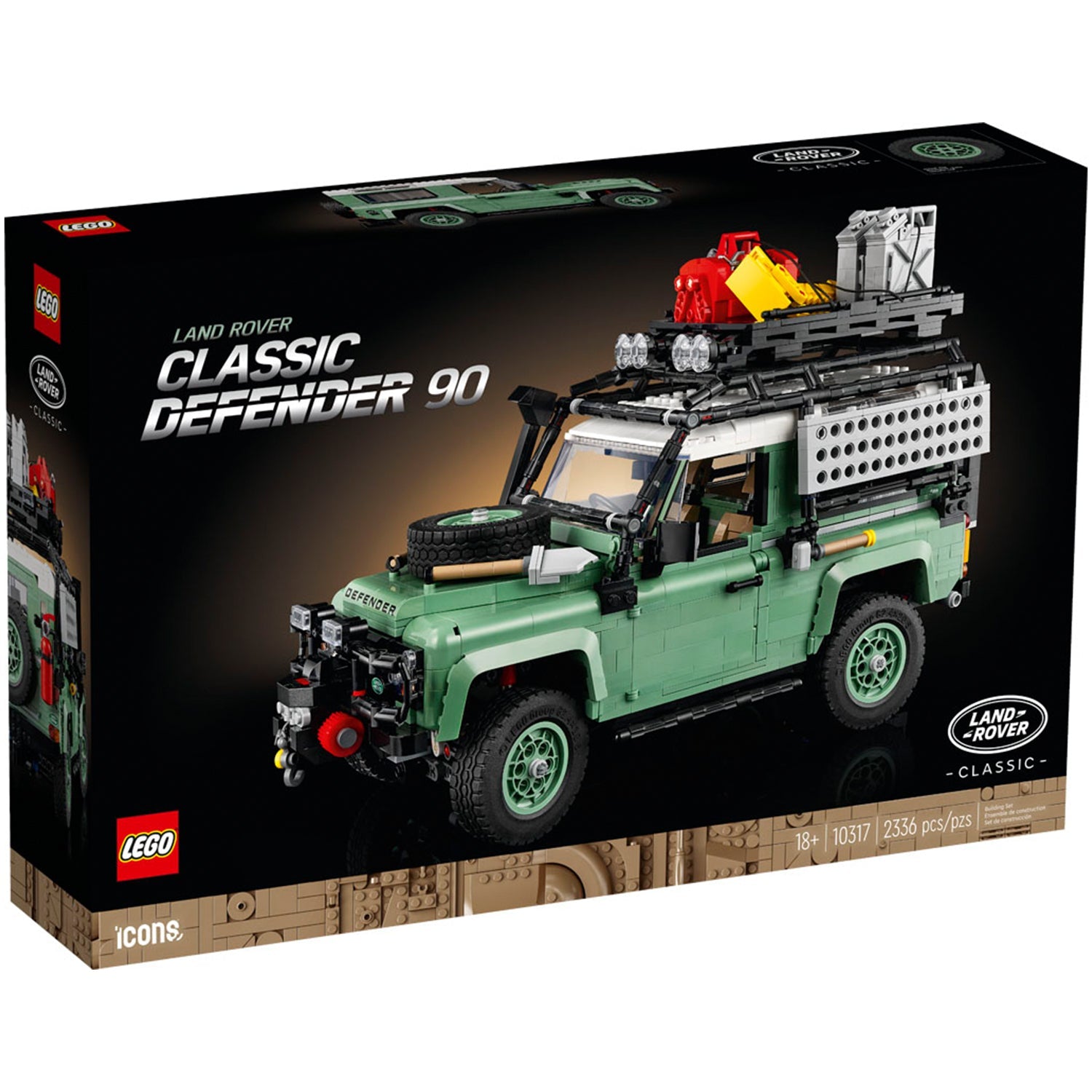 LEGO® ICONS™ Land Rover Classic Defender 90 - Mô Hình Xe Địa Hình Cổ Điển (10317) - LEGO - Hình ảnh sản phẩm