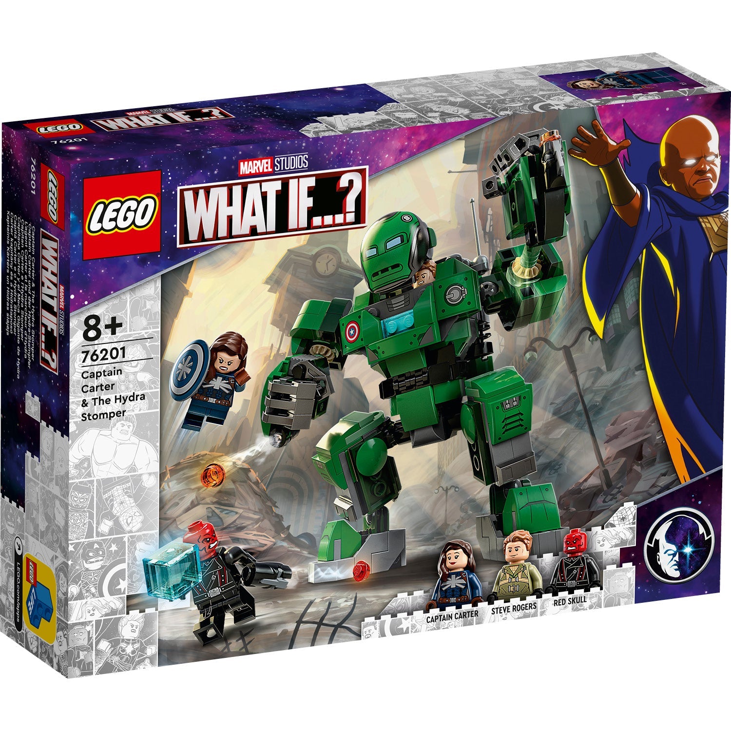 LEGO® Marvel Captain Carter & The Hydra Stomper Đồ Chơi Lắp Ráp Robot Mech 76201 - Hình ảnh sản phẩm