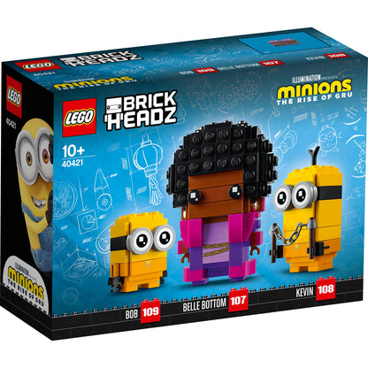 LEGO® BrickHeadz™ Belle Bottom, Kevin and Bob - Mô Hình Lắp Ráp Minions - LEGO 40421 - Hình ảnh sản phẩm