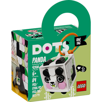LEGO® DOTS™ Bag Tag Panda - Móc Treo Túi Gấu Trúc Sáng Tạo - LEGO 41930 - Góc nhìn khác 3