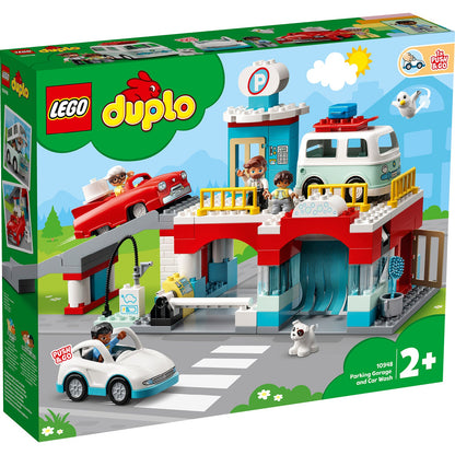 LEGO® DUPLO™ Parking Garage and Car Wash - Bộ Đồ Chơi Gara Đỗ Xe và Trạm Rửa Xe - LEGO 10948