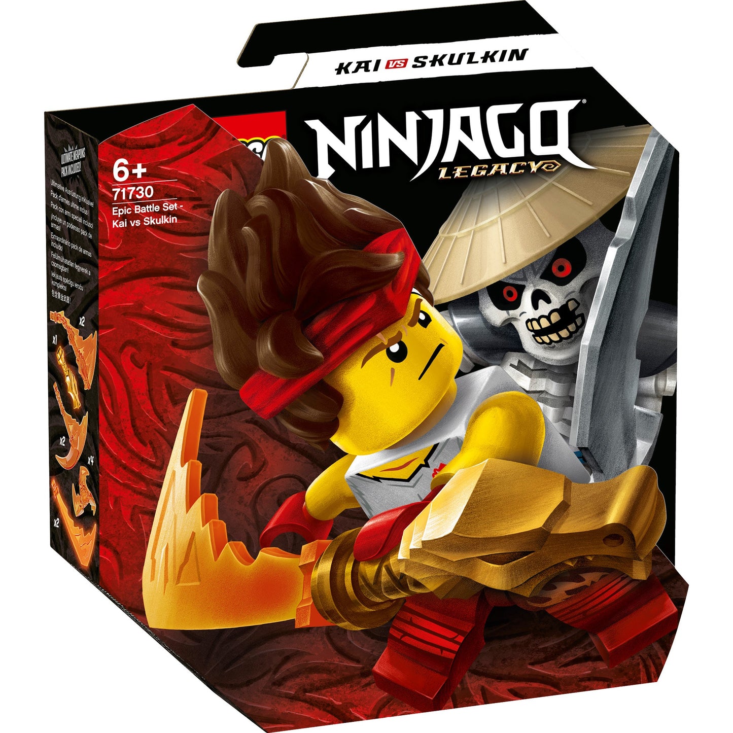 LEGO® Ninjago Epic Battle Set - Kai vs. Skulkin Đồ Chơi Lắp Ráp Ninja LEGO 71730 - Hình ảnh sản phẩm