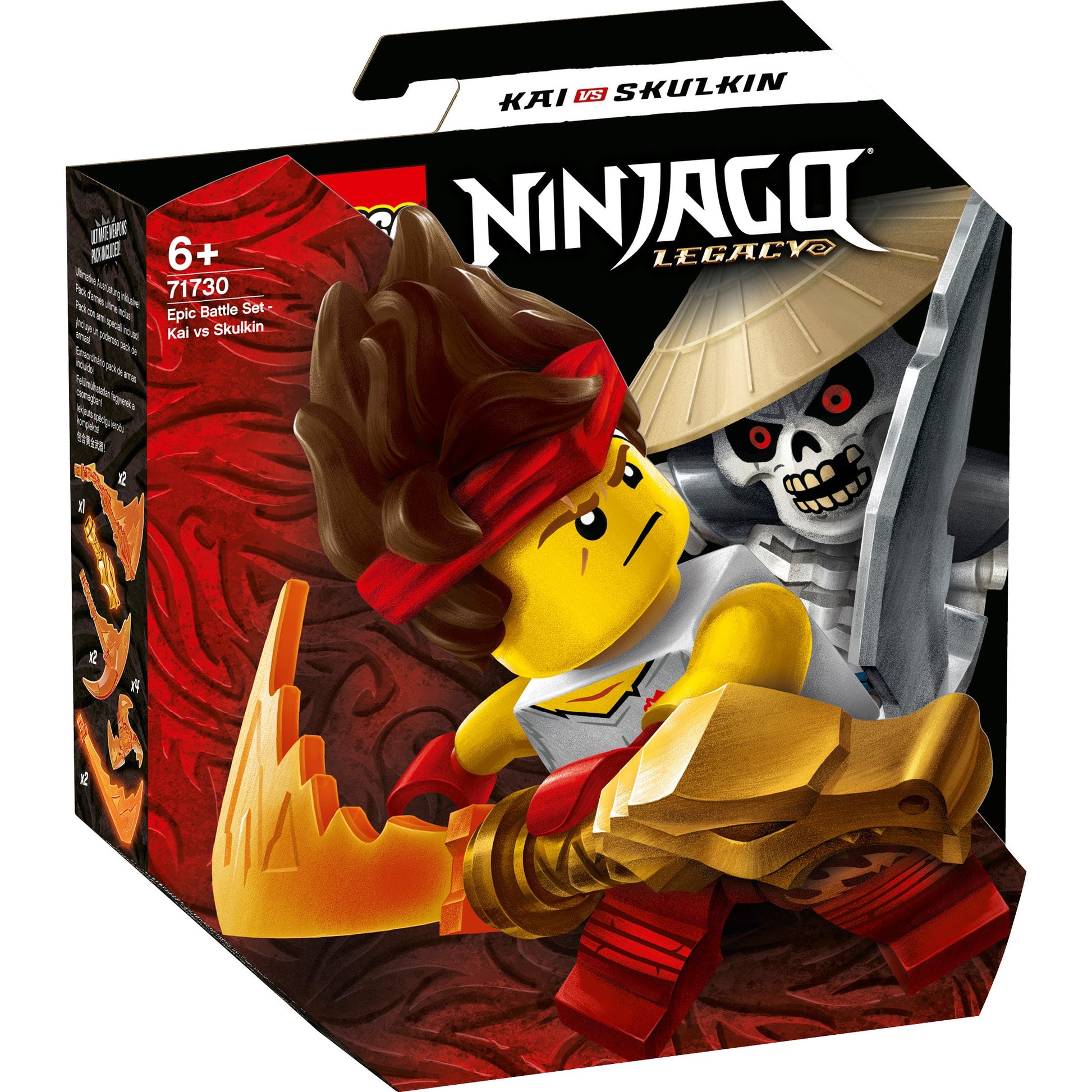 LEGO® Ninjago Epic Battle Set - Kai vs. Skulkin Đồ Chơi Lắp Ráp Ninja LEGO 71730 - Hình ảnh sản phẩm