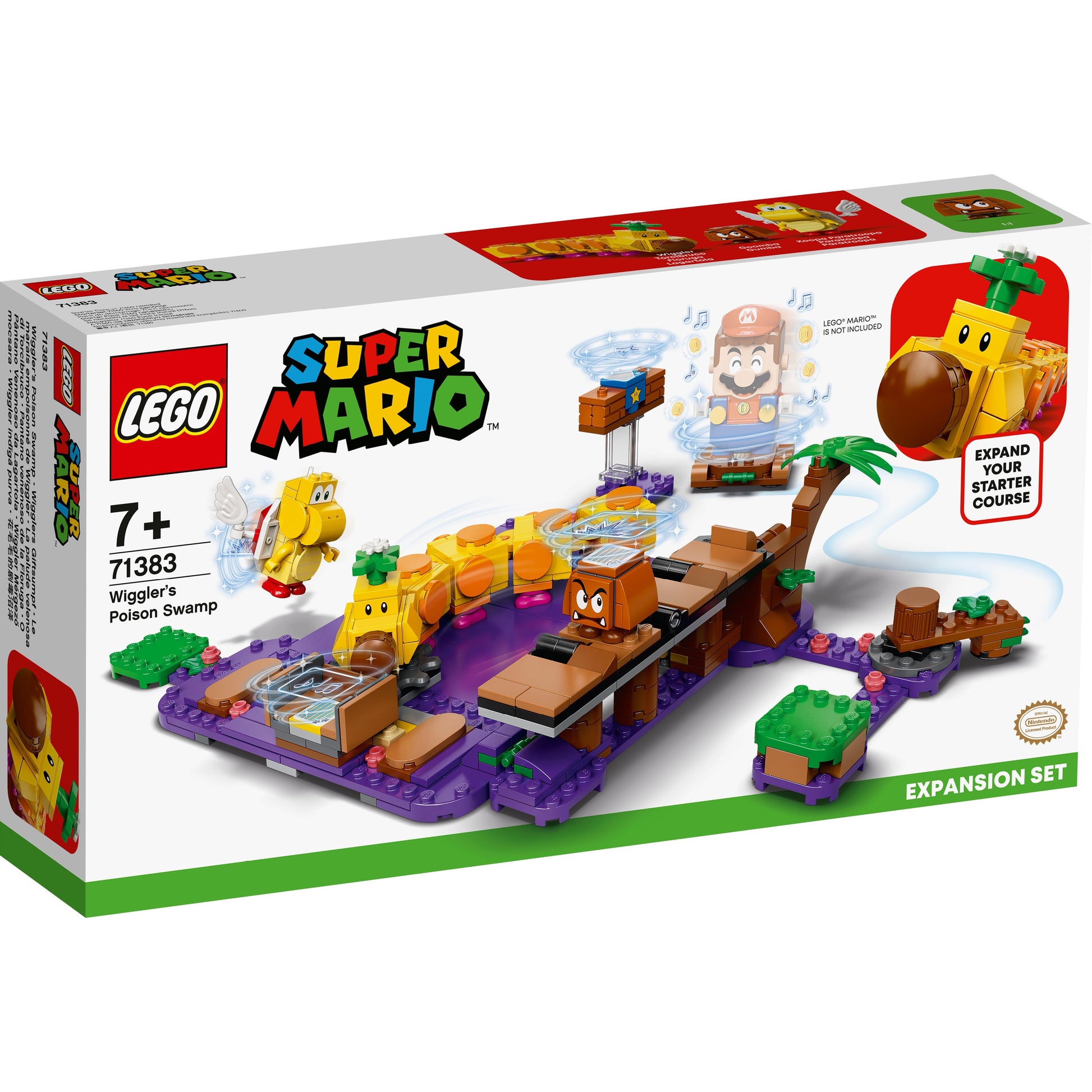 LEGO® Super Mario Wigglers Poison Swamp Expansion Set - Đồ chơi lắp ráp Đầm lầy độc hại LEGO 71383 - Hình ảnh sản phẩm