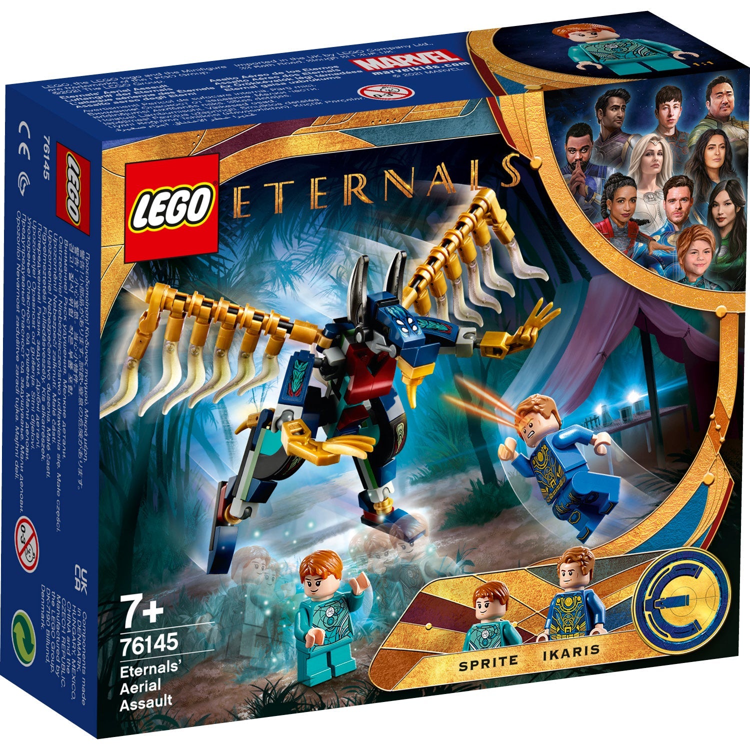 LEGO® Marvel Eternals’ Aerial Assault - Đồ Chơi Lắp Ráp Siêu Anh Hùng - LEGO 76145 - Hình ảnh sản phẩm