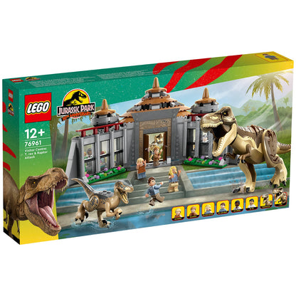 LEGO® Jurassic Park Visitor Center: T. rex & Raptor Attack - Bộ Lắp Ráp Trung Tâm Du Khách Công Viên Kỷ Jura - LEGO 76961 - Hình ảnh sản phẩm