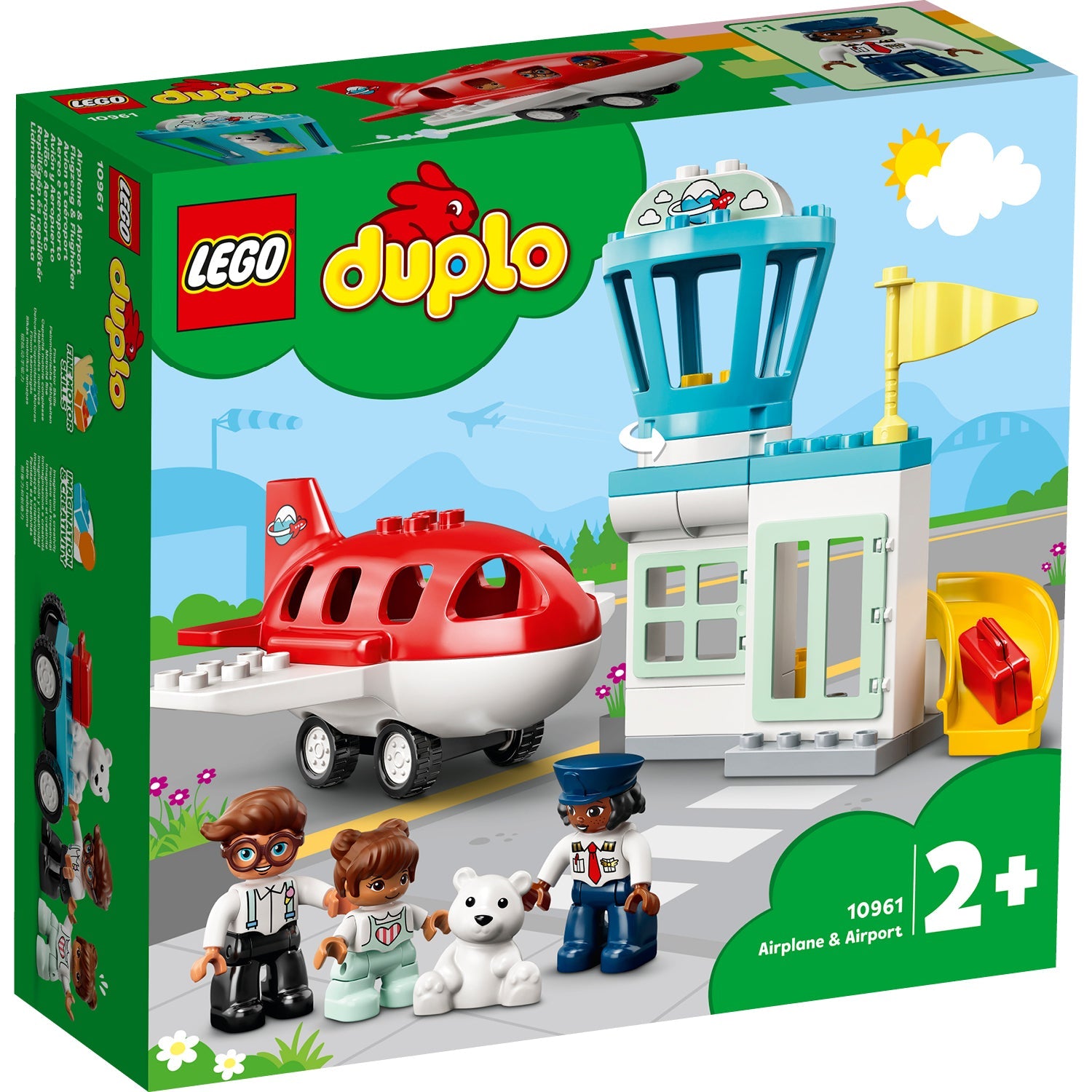 LEGO® DUPLO™ Airplane & Airport - Đồ chơi lắp ráp Máy bay và Sân bay - LEGO 10961 - Hình ảnh bổ sung 6