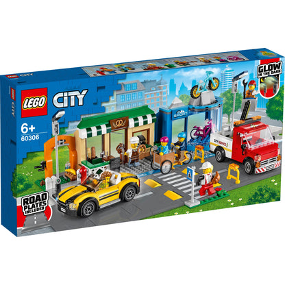 LEGO® City Shopping Street - Đồ Chơi Lắp Ráp Phố Mua Sắm Cao Cấp - LEGO 60306 - Hình ảnh sản phẩm