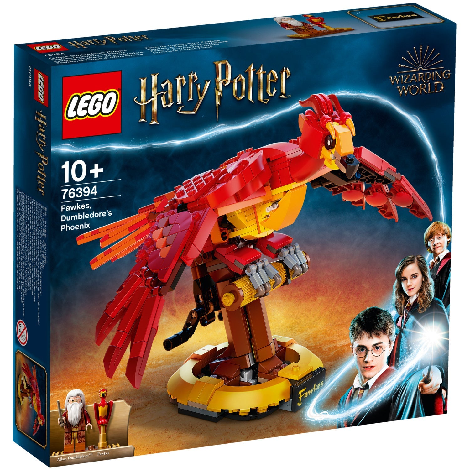 LEGO® Harry Potter Fawkes, Dumbledore’s Phoenix - Mô Hình Lắp Ráp Phượng Hoàng - LEGO 76394 - Hình ảnh sản phẩm