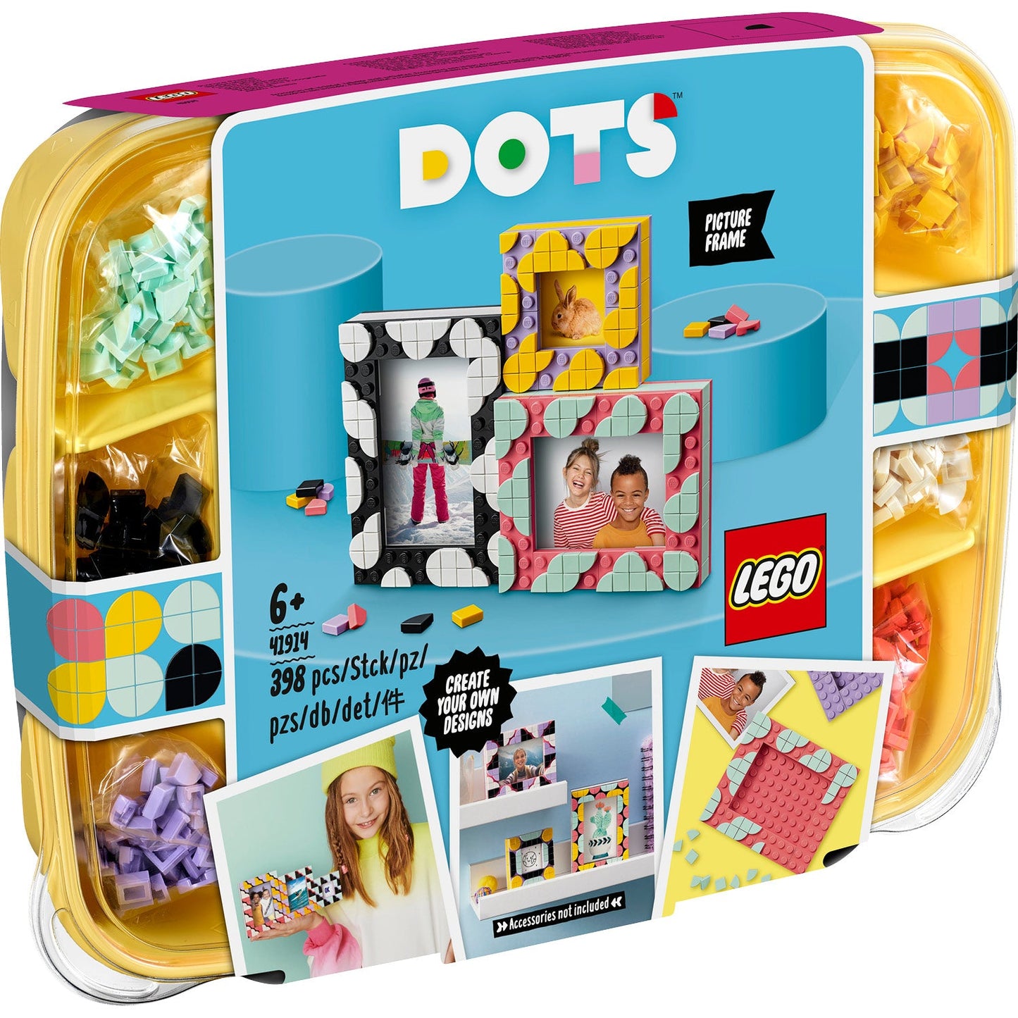 LEGO® DOTS™ Creative Picture Frames - Bộ Khung Ảnh Sáng Tạo DIY - LEGO 41914 - Góc nhìn khác 3