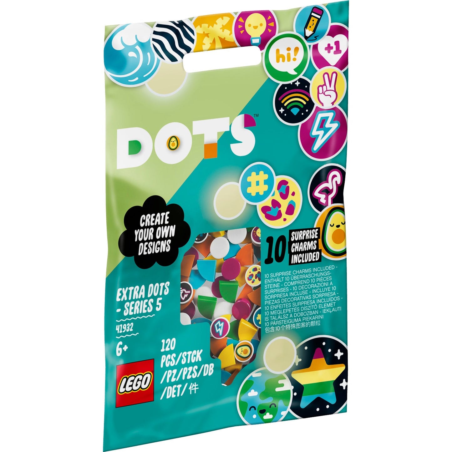 LEGO® DOTS™ Extra DOTS - Series 5 Bộ Gạch Bổ Sung Thủ Công DIY LEGO 41932 - Hình ảnh sản phẩm