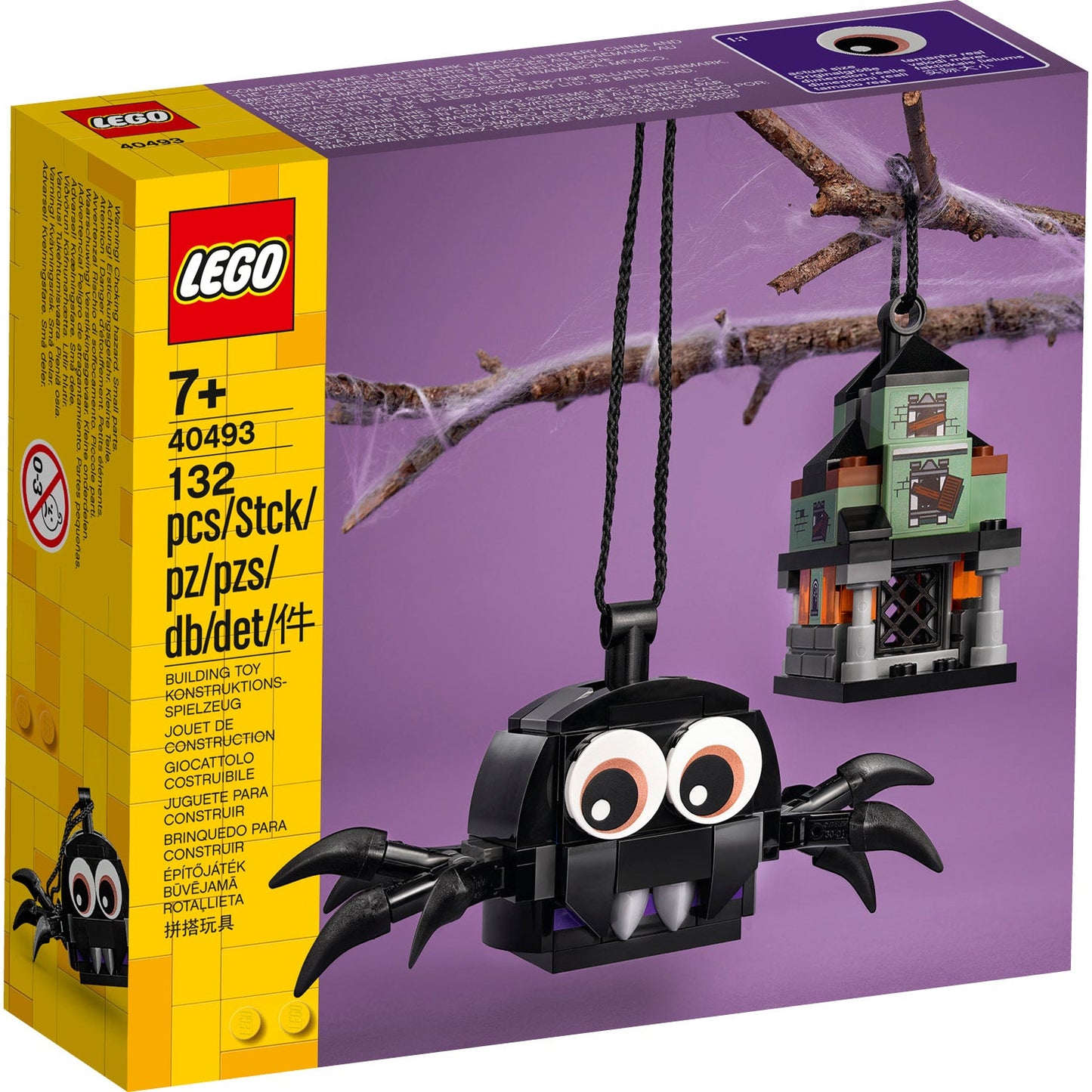 LEGO® Spider & Haunted House Pack - Bộ Đồ Chơi Lắp Ráp Trang Trí Halloween LEGO 40493 - Hình ảnh sản phẩm