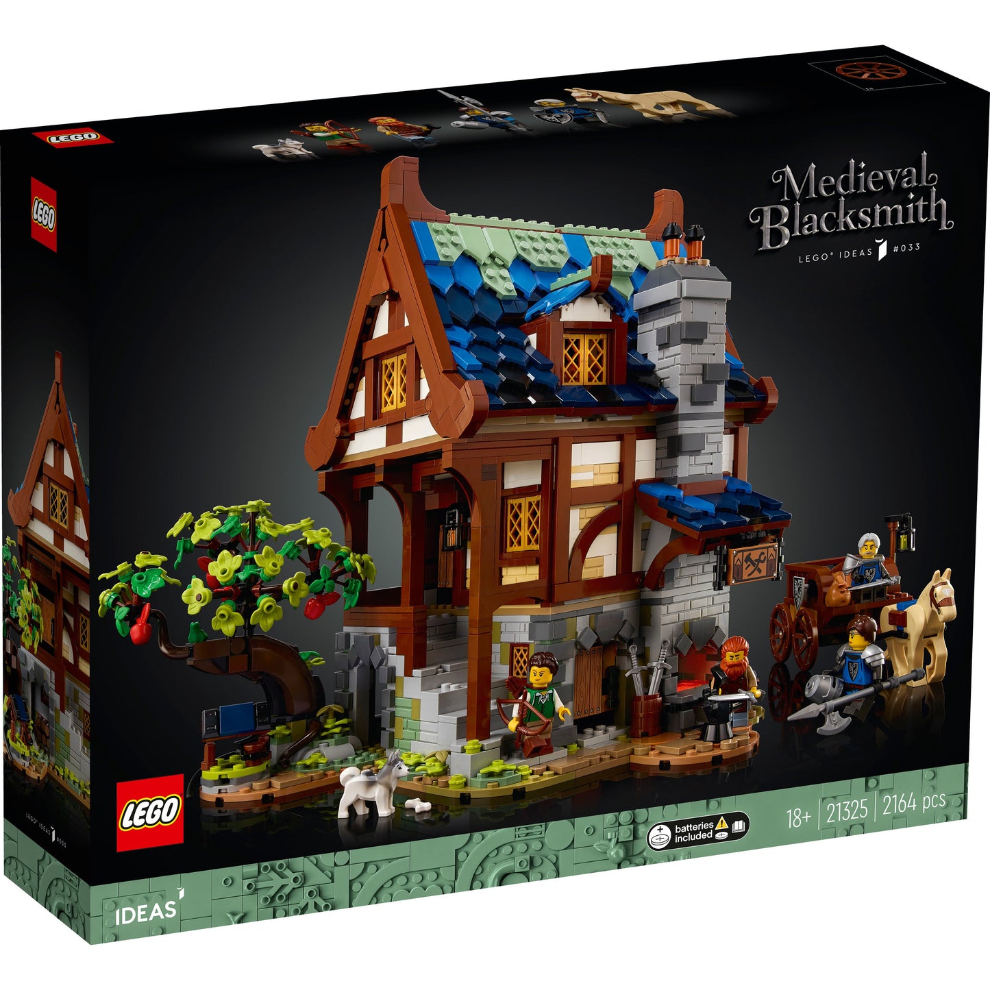 LEGO® Ideas Medieval Blacksmith - Đồ chơi lắp ráp mô hình Thợ rèn Trung cổ (21325) - LEGO - Hình ảnh sản phẩm