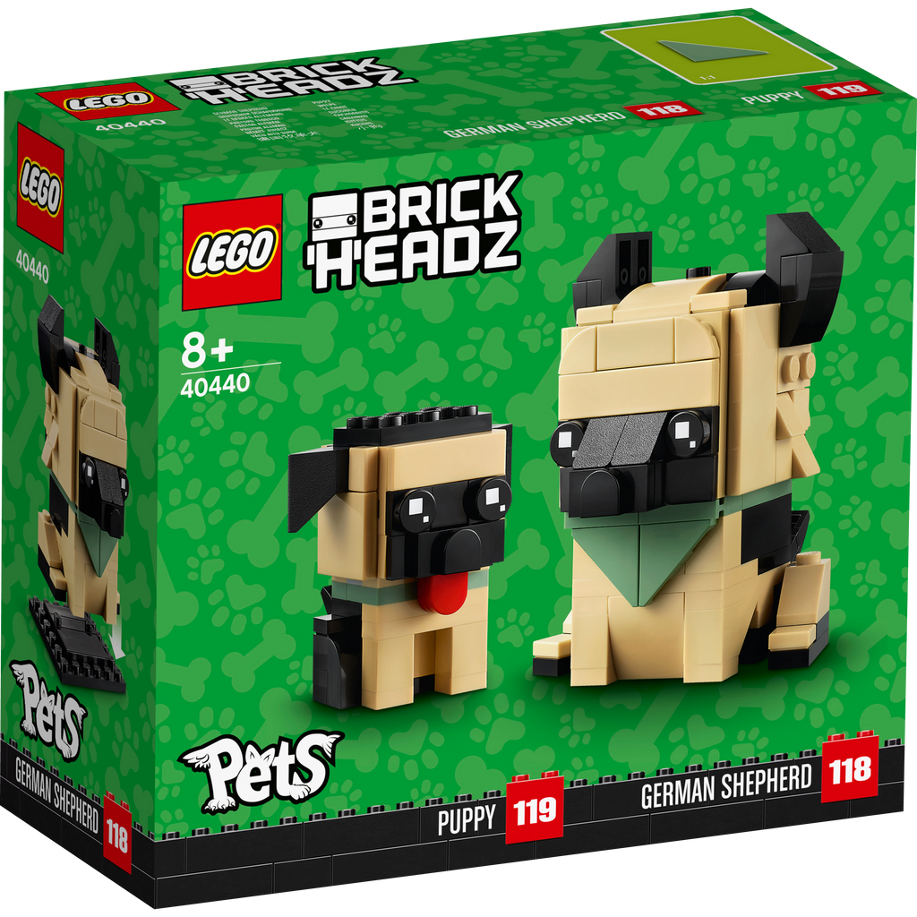 LEGO® BrickHeadz™ German Shepherd - Mô hình lắp ráp chó chăn cừu Đức - LEGO 40440 - Hình ảnh chi tiết 2