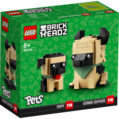 LEGO® BrickHeadz™ German Shepherd - Mô hình lắp ráp chó chăn cừu Đức - LEGO 40440 - Hình ảnh chi tiết 2